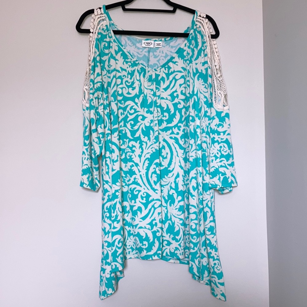 Cato Paisley Print Blouse